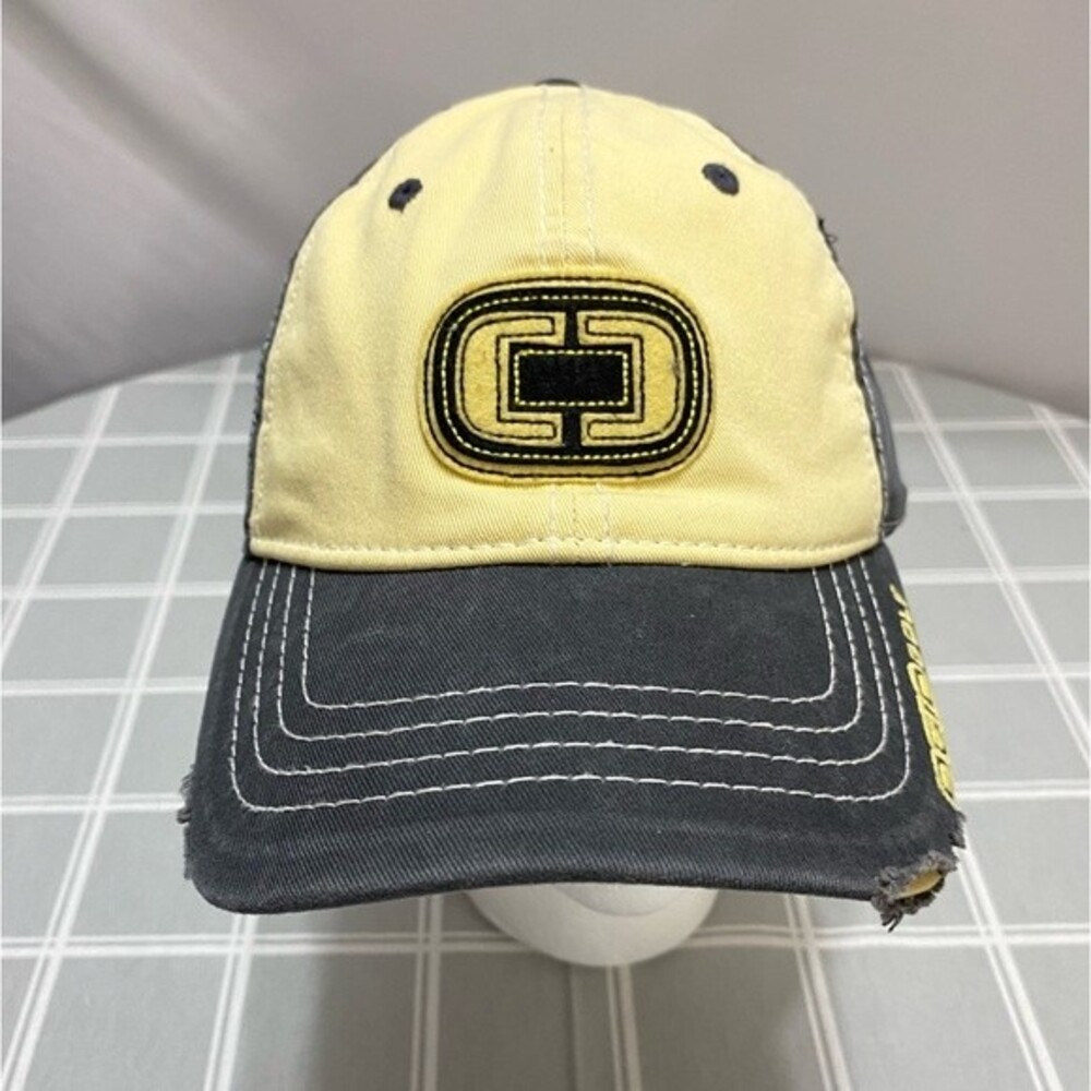 OGIO Logo Distressed Accent Baseball Cap Slide Adjust Hat